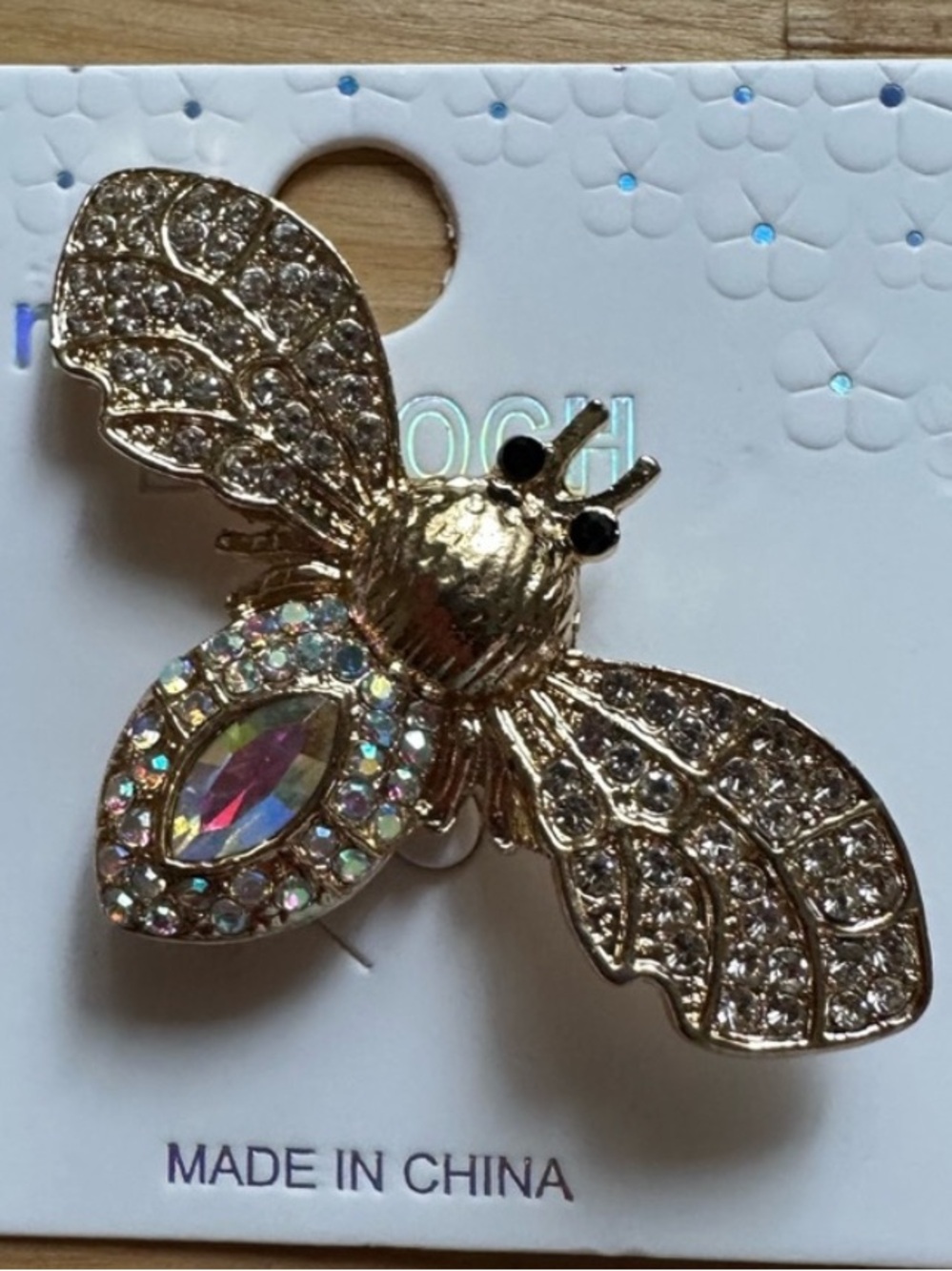 Bumble Bee Gold and Silver Brooch by Mint
